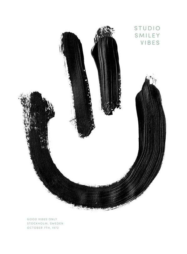 Smiley Vibe Poster (50x70 cm)