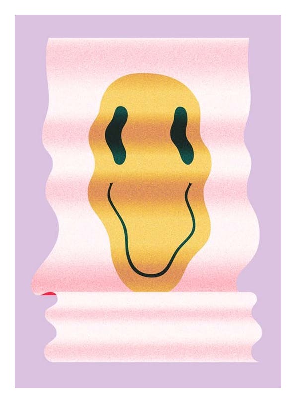 Happy Receipt Print (50x70 cm)