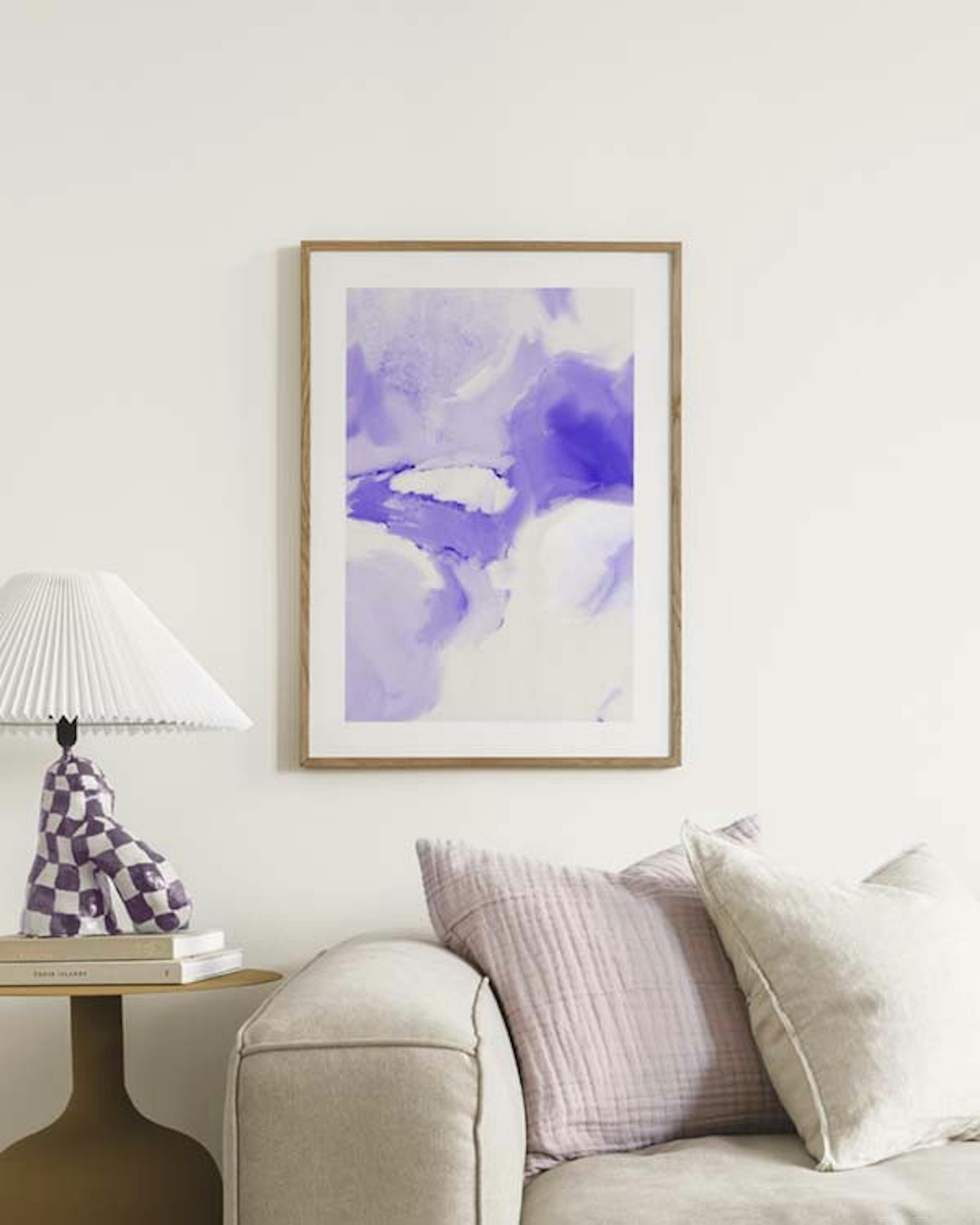 Purple Art Poster