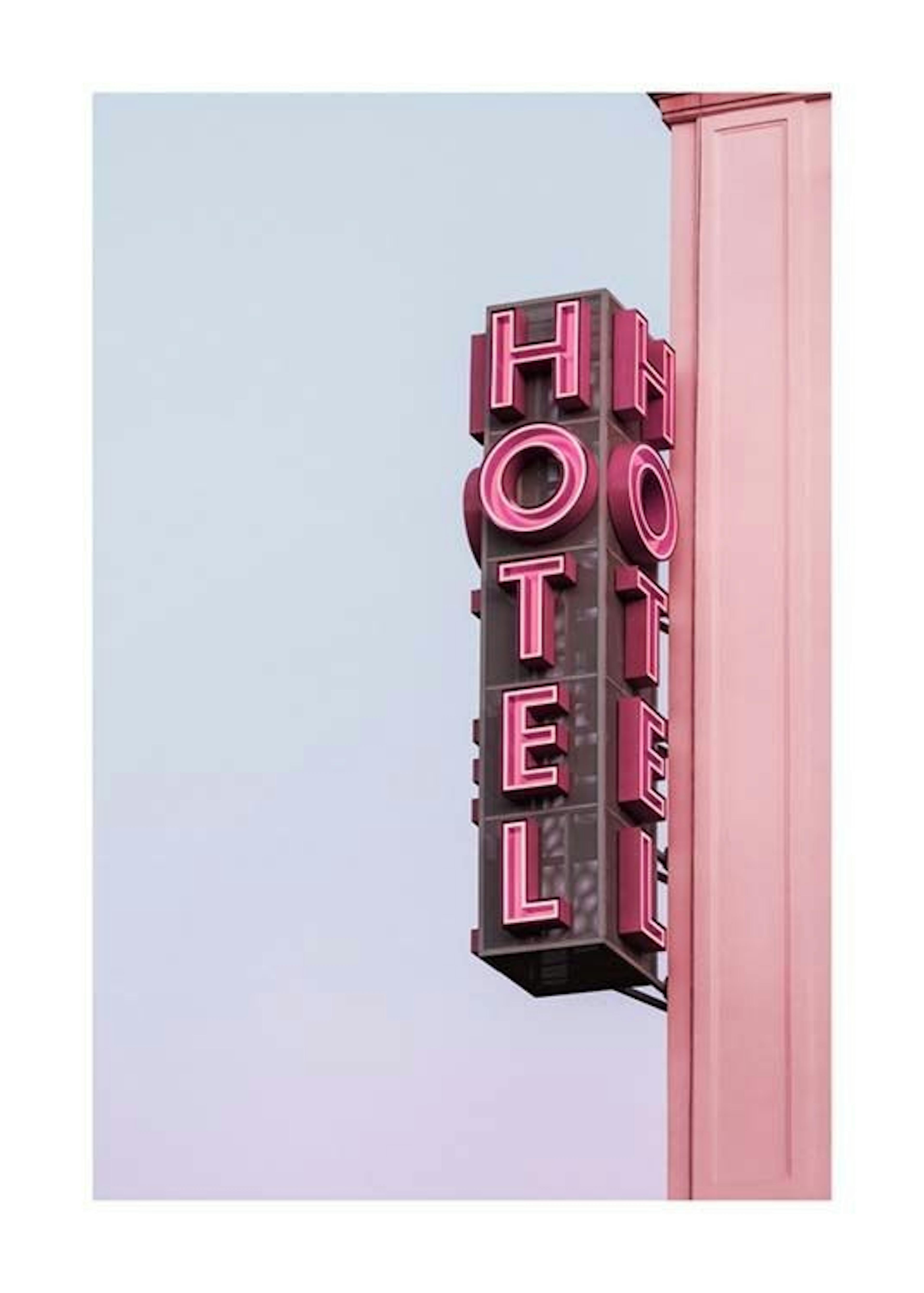 Hotel Sign Poster