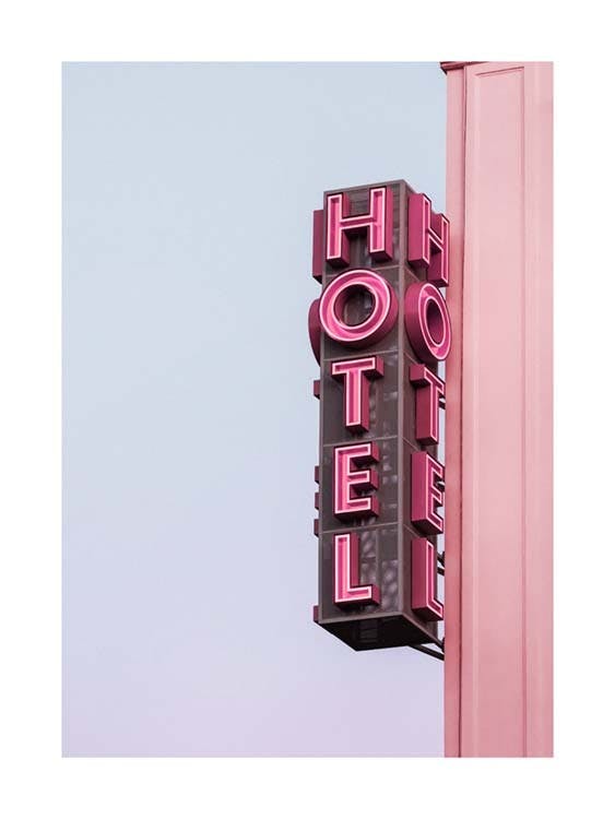 Hotel Sign Plakát 0