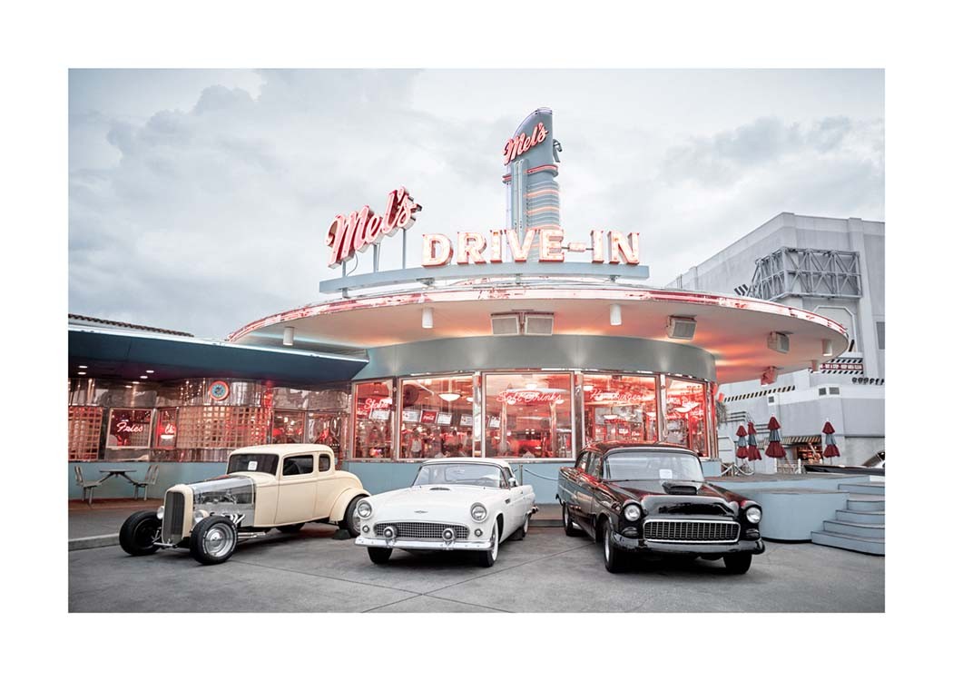 Drive in Diner Affiche