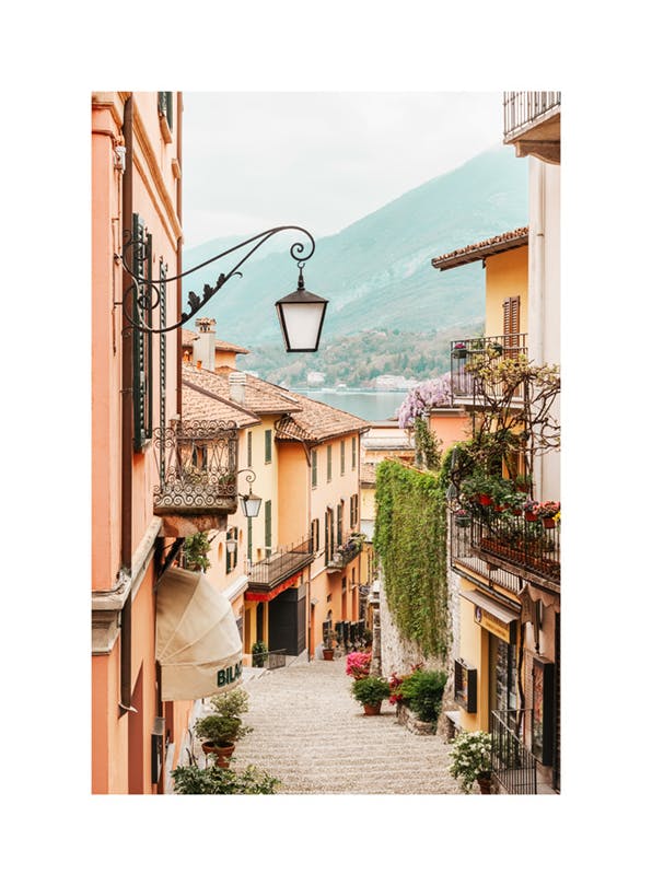 Bellagio Street Print (30x40 cm)- Maps & cities posters