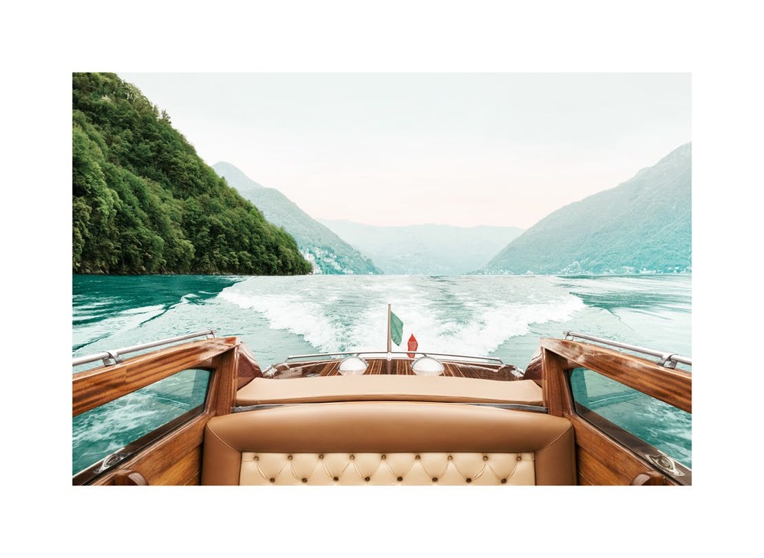 Lake Como Ride Poster (50x70 cm) - Affiches nature