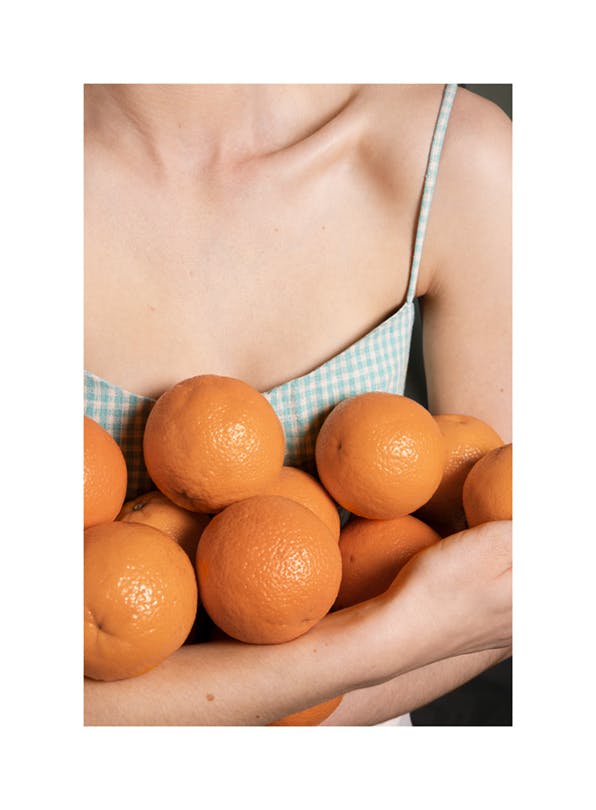 Collecting Oranges Poster (21x30 cm)-Poster
