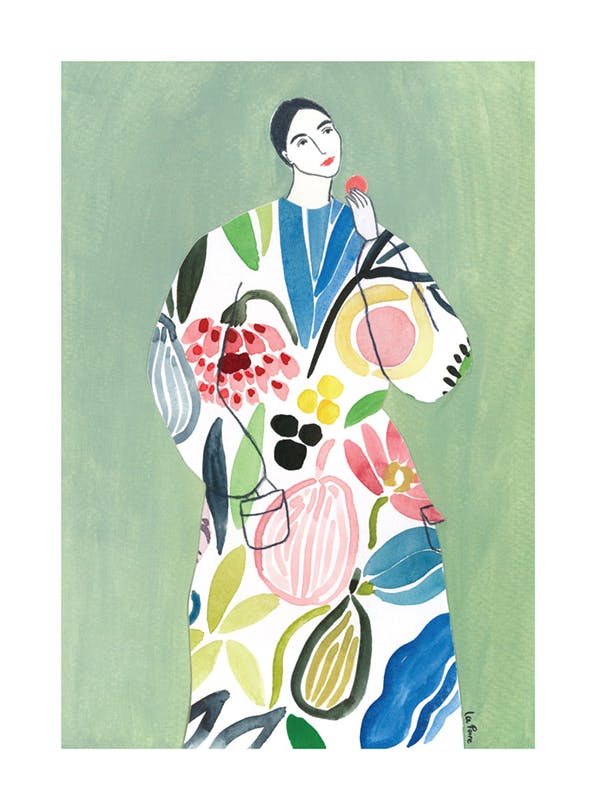 La Poire - Pear Coat Poster (21x30 cm)
