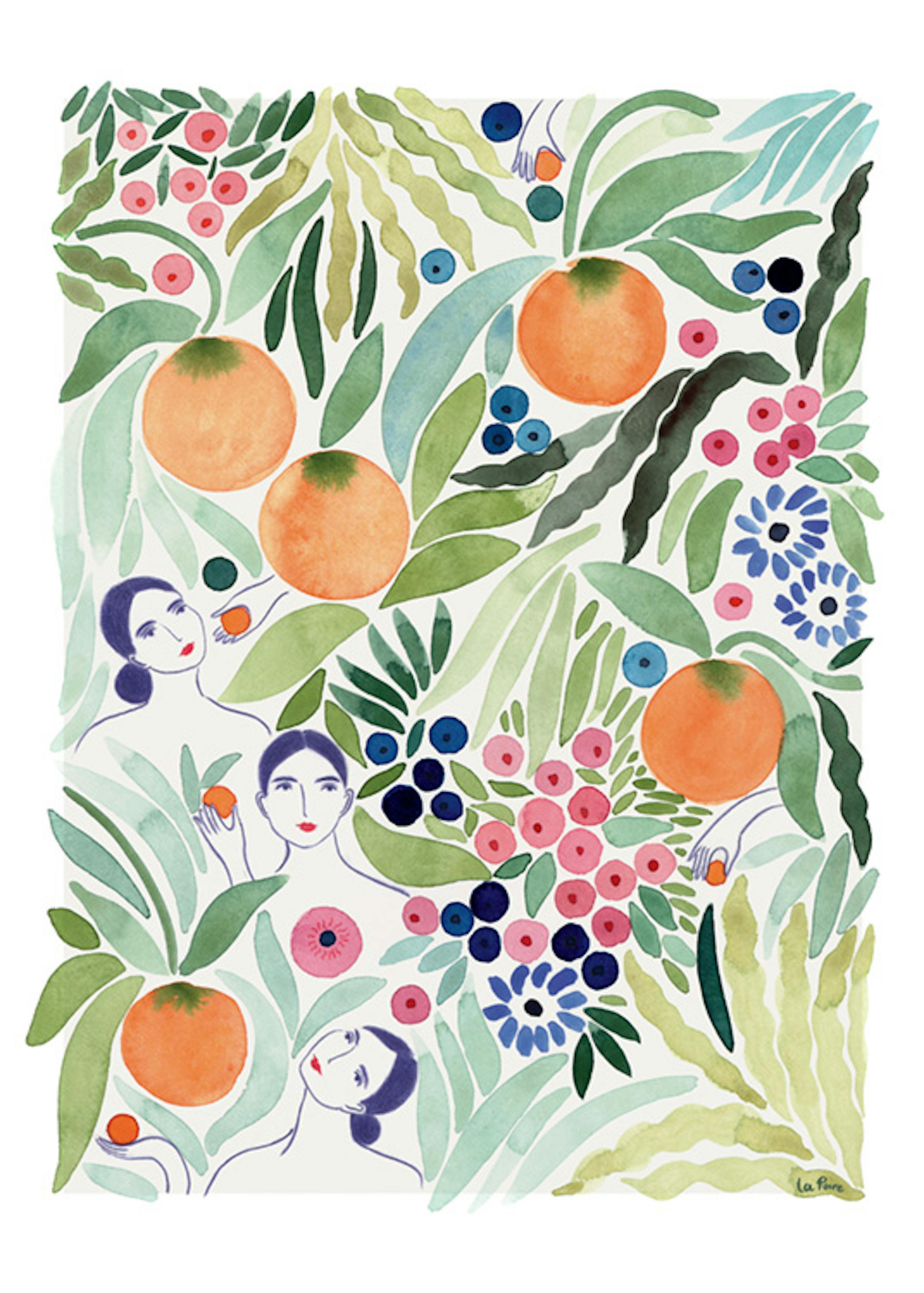 La Poire - Fruit Friends Print 0