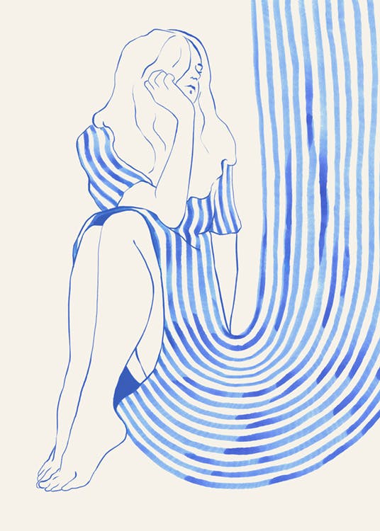 The Blue Dress Plakát 0