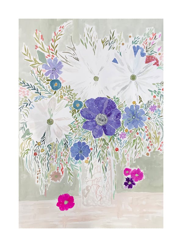 Wild Florals Plakat (50x70 cm)