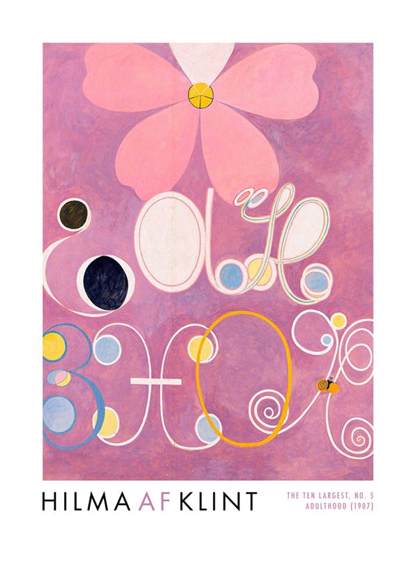 Prints - Print - The Ten Largest No. 5 - Adulthood by Hilma af Klint (50x70 cm) - Hilma af Klint Prints