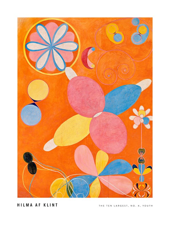Poster - The Ten Largest No. 4 - Youth by Hilma af Klint (30x40 cm)