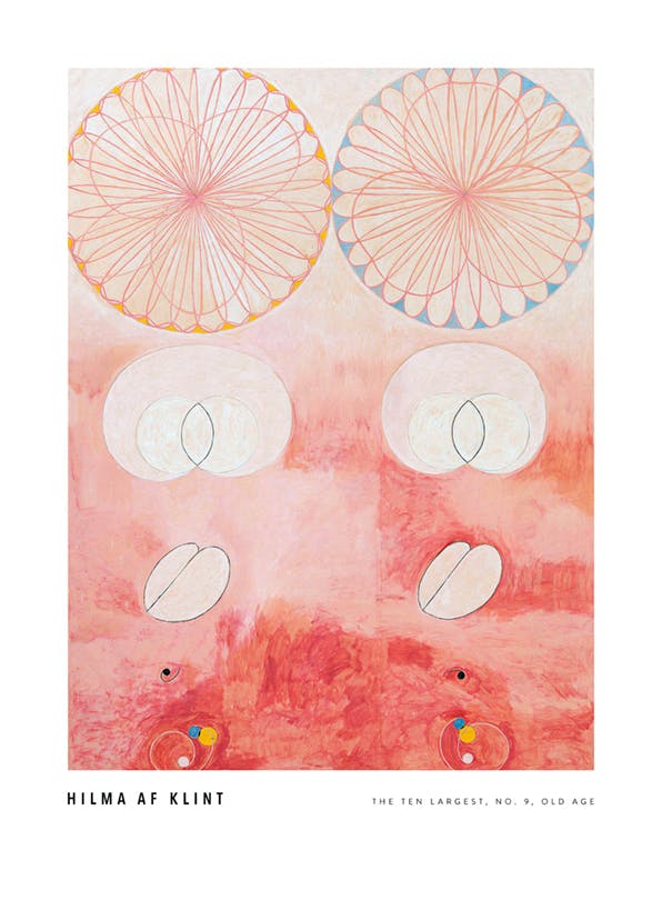 Affiche - The Ten Largest No. 9 - Old Age by Hilma af Klint (30x40 cm) - Hilma af Klint Affiche