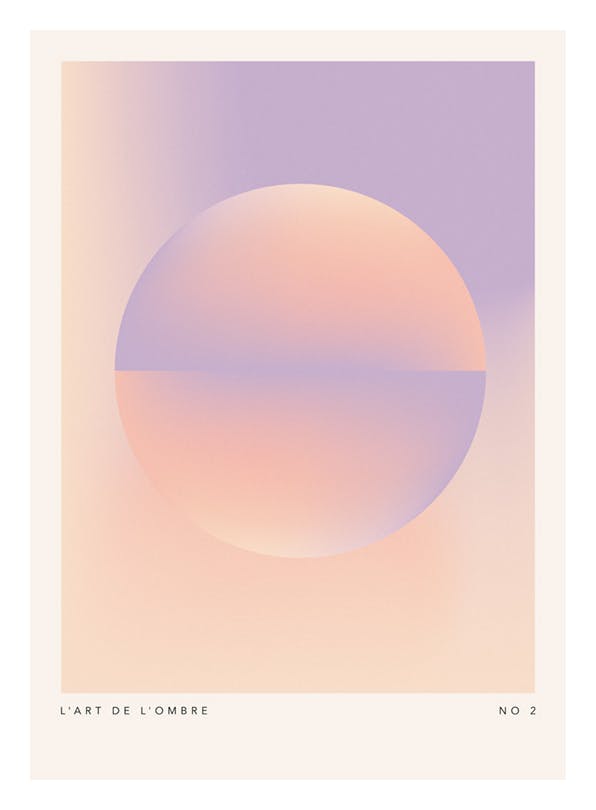 L’Art de l’Ombre No2 Affiche (50x70 cm)