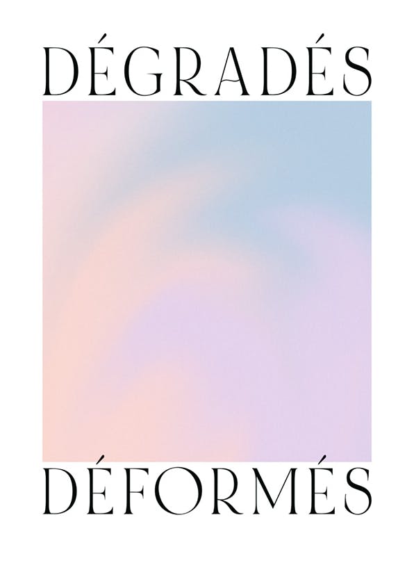 Distorted Gradients No2 Print (21x30 cm)