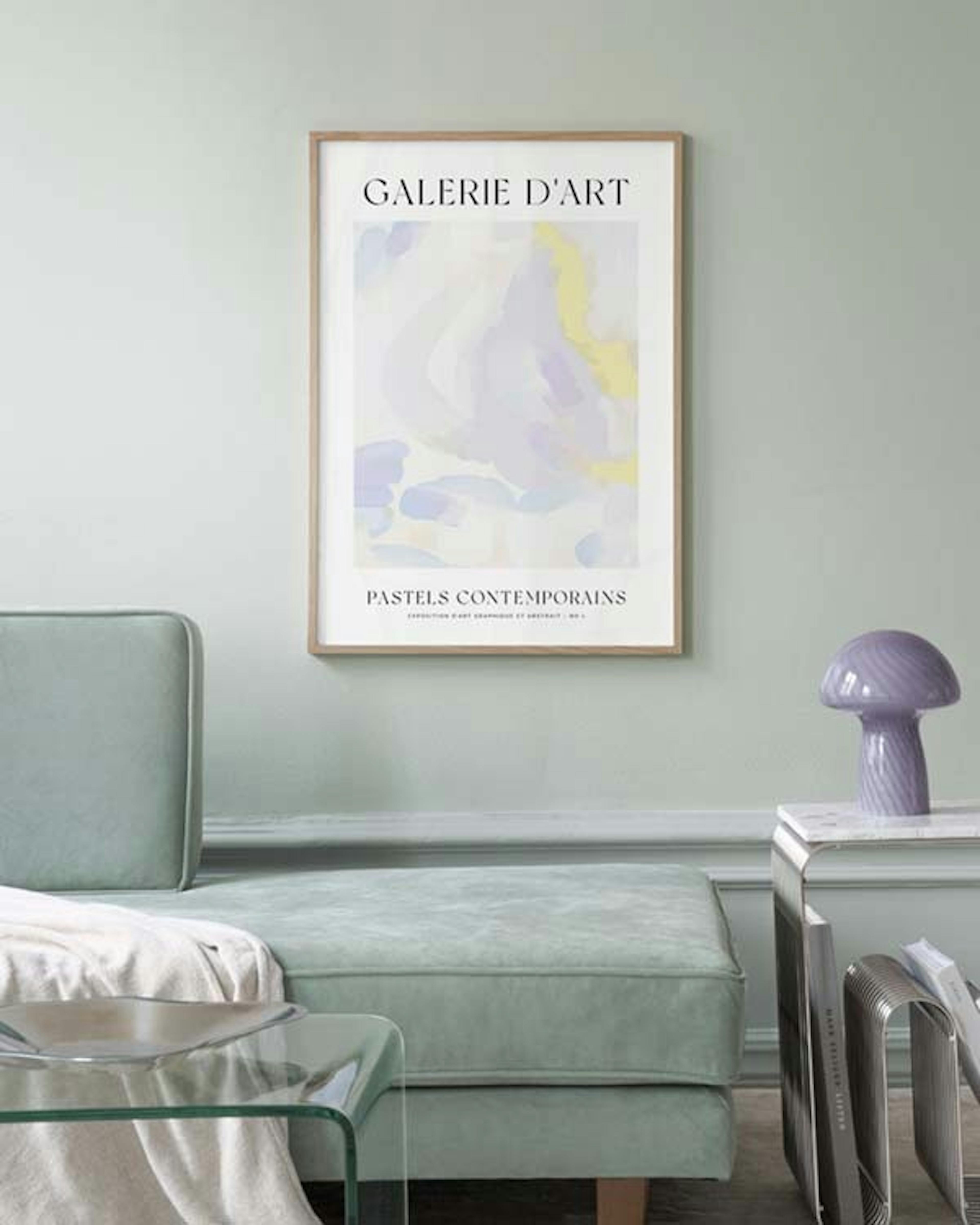 Pastels Contemporains No1 Plakat