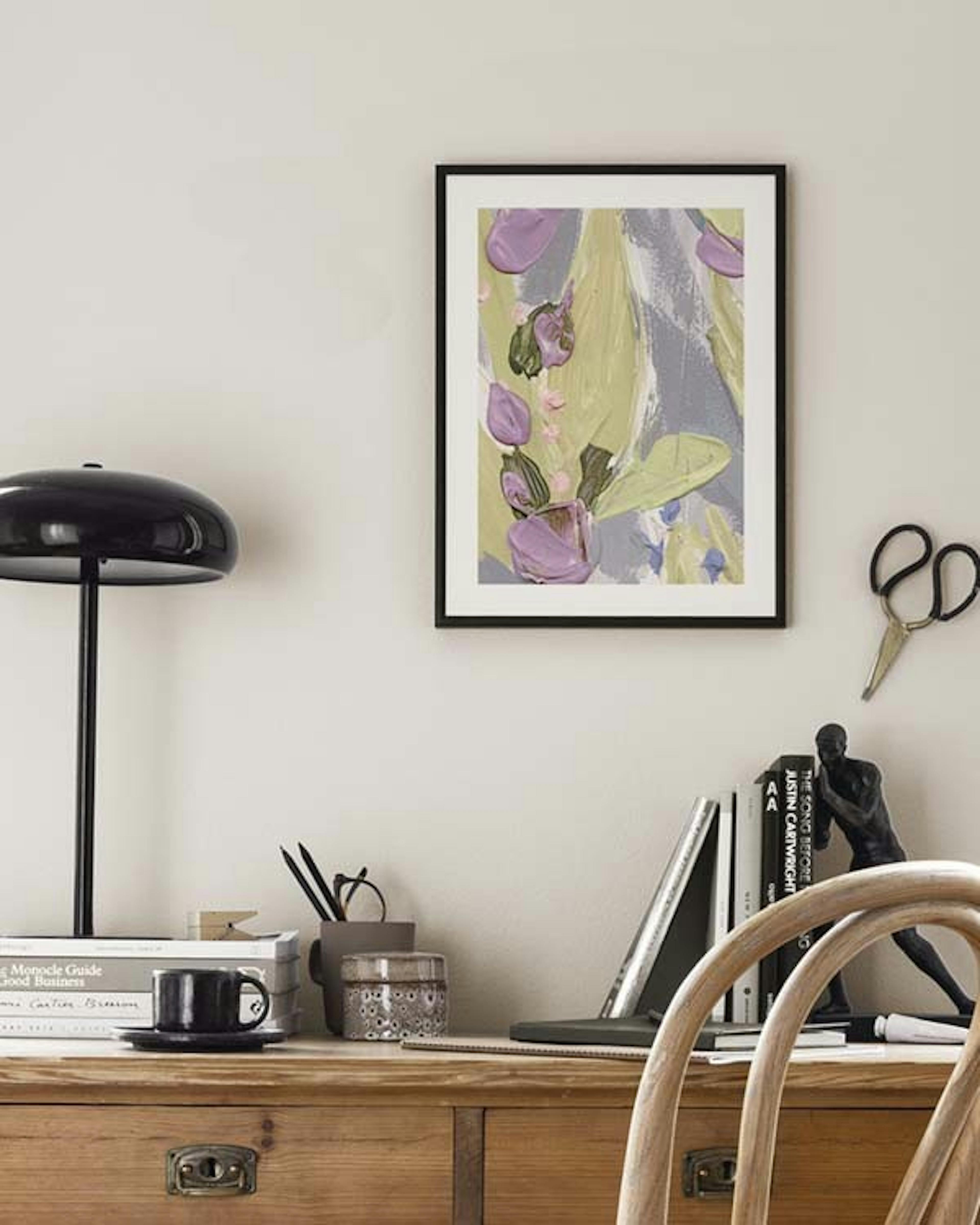 Floral Paint No2 Poster