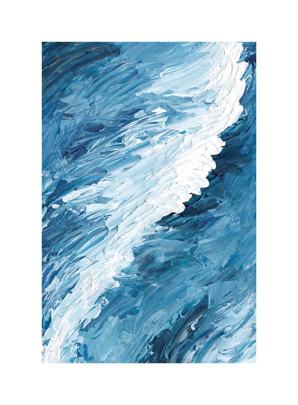 Painted Ocean Plakat (30x40 cm)