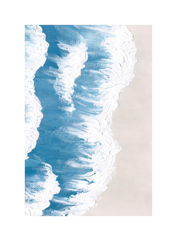 Painted Beach Affiche (50x70 cm)