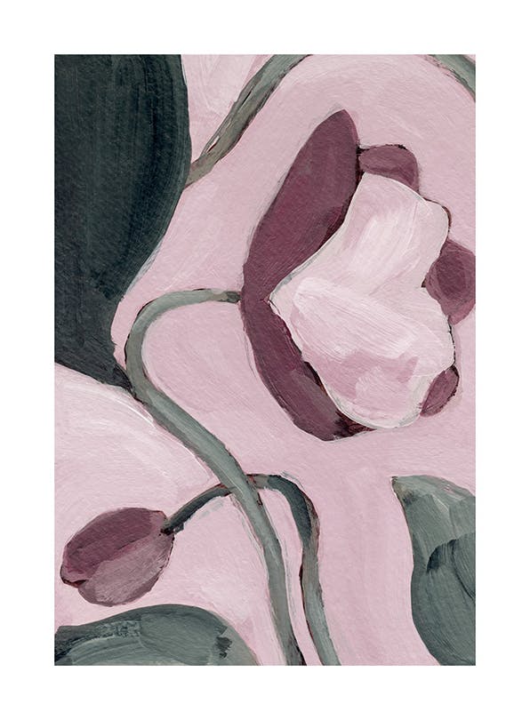 Prints - Floral Painting No2 Print (30x40 cm) - Floral prints