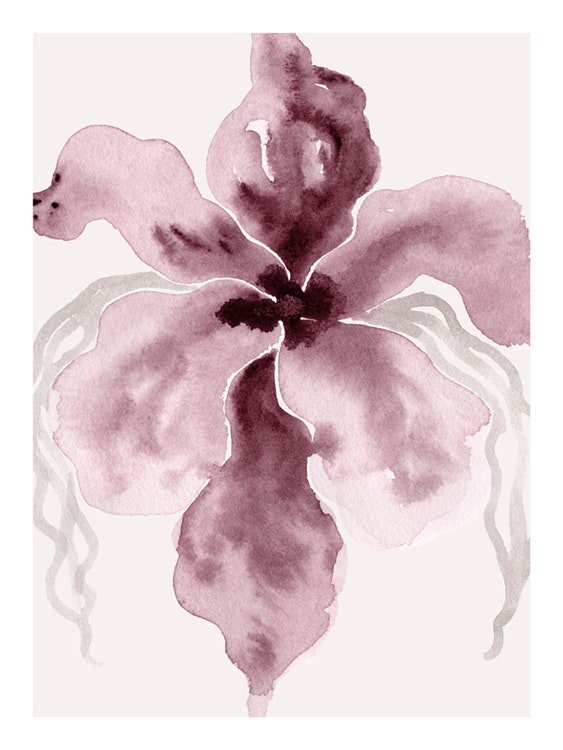 Floral in Aquarelle No2 Poster 0