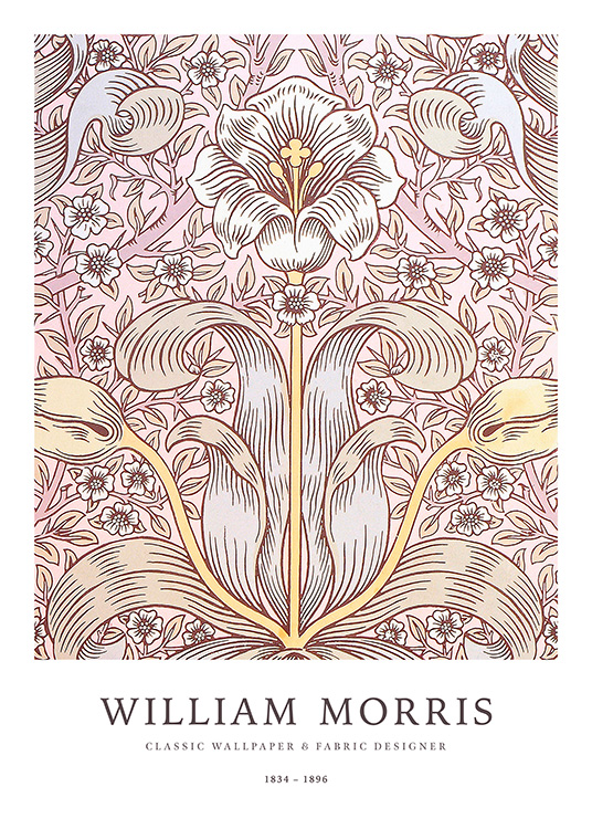 William Morris - Floral Pattern Poster