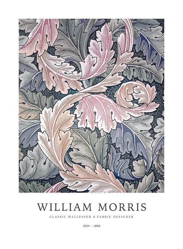 Prints - William Morris - Botanical Pattern Print (50x70 cm) - William Morris Prints