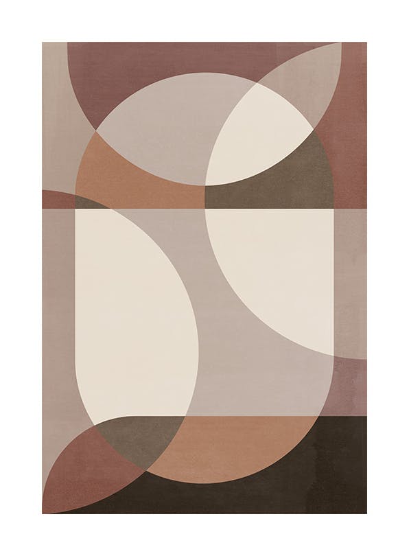 Geometric Forms Plakat (70x100 cm)-Plakaty