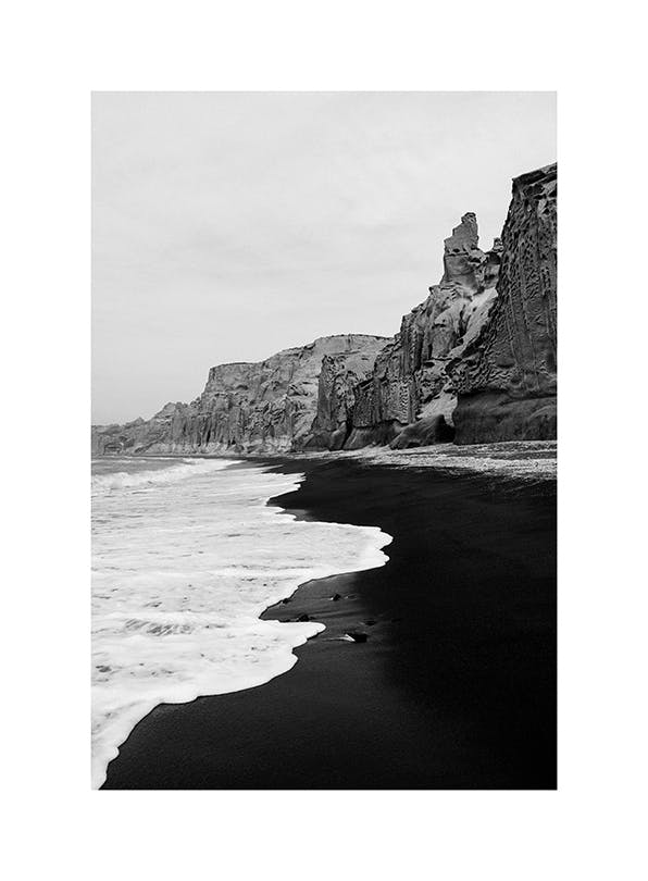 Dark Beach Plakat (50x70 cm)