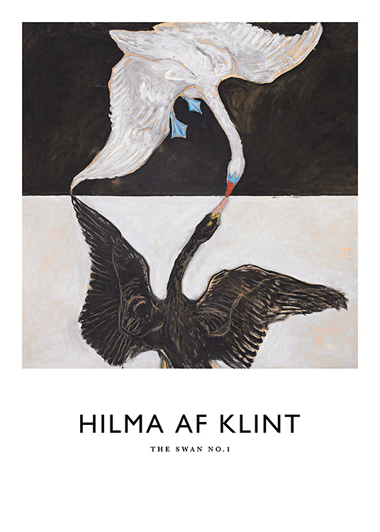 Plakat The Swan, by Hilma af