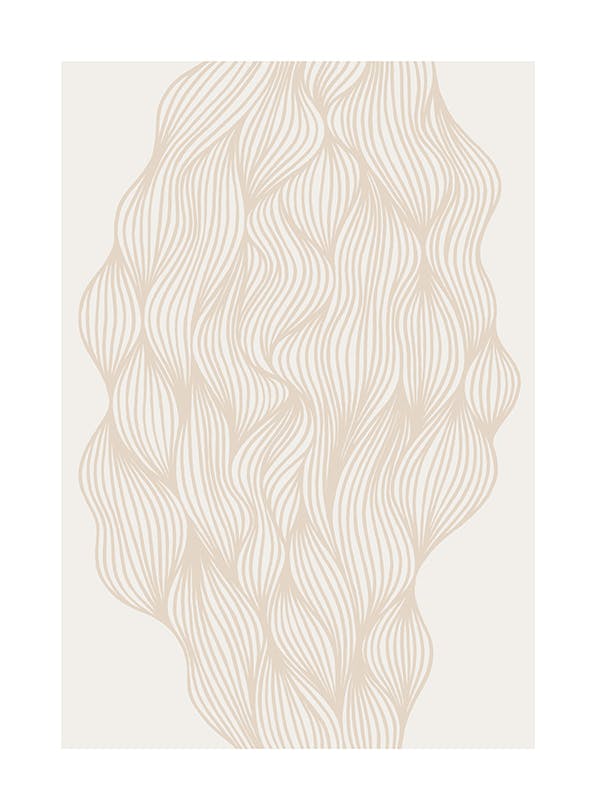 Abstract Lines No1 Poster (70x100 cm)
