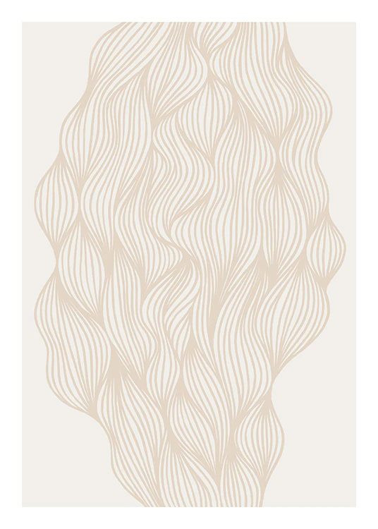 Abstract Lines No1 Poster