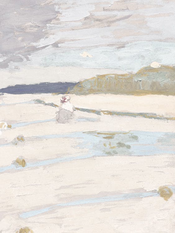 Édouard Vuillard - The Beach at Saint-Jacut Affiche 0
