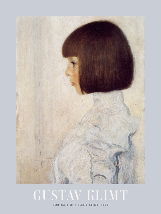 Gustav Klimt - Portrait of Helene Klimt Plagát 0
