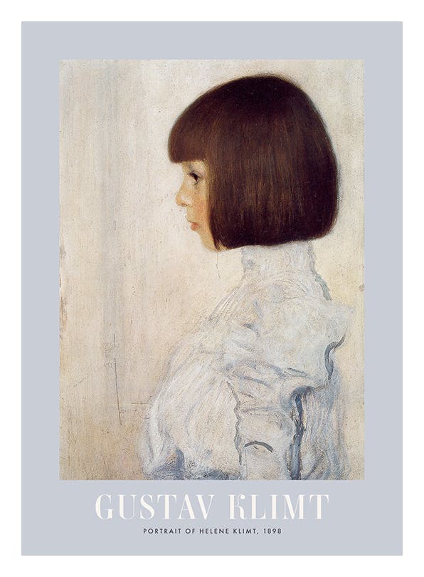 Gustav Klimt - Portrait of Helene Klimt Plakat (50x70 cm)