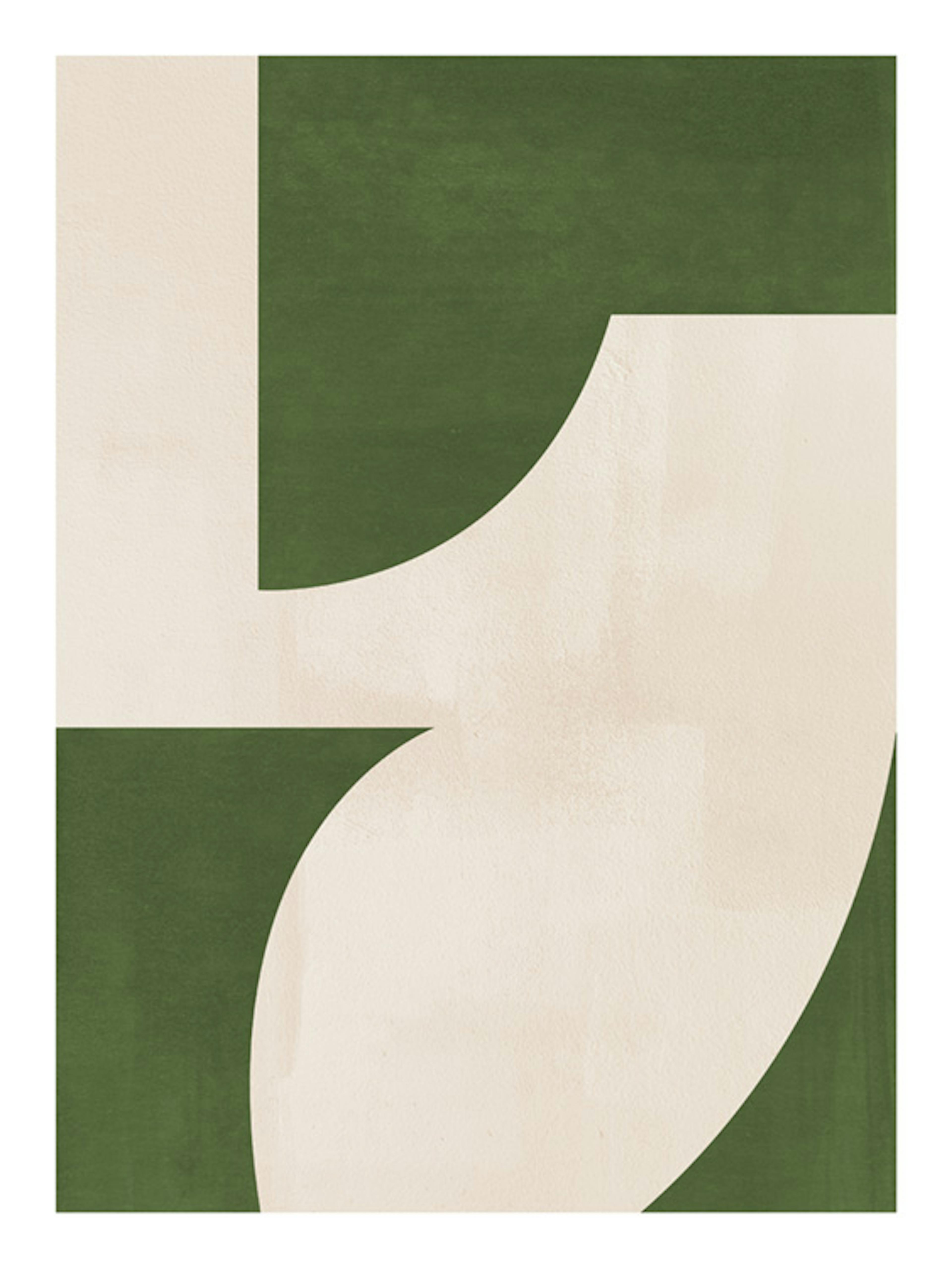 Green Graphic Forms No1 Poster 0