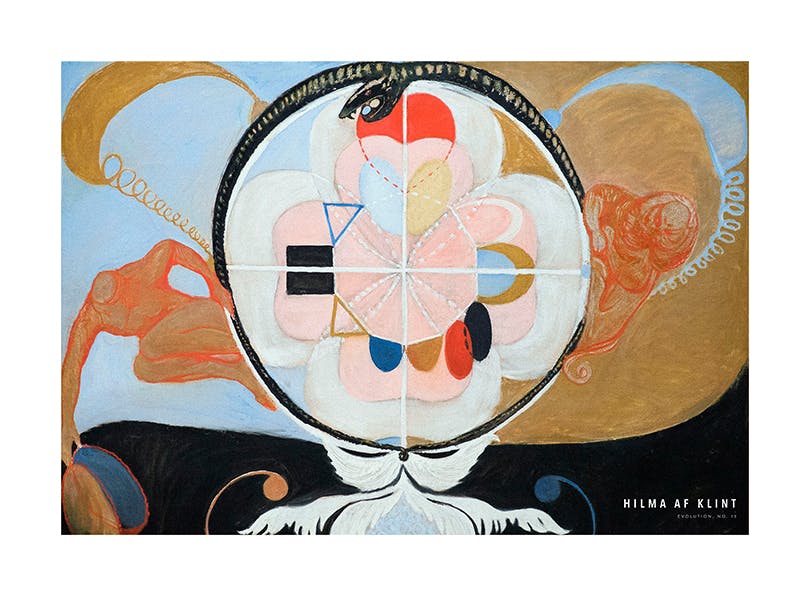 Poster - Evolution, No.13 by Hilma af Klint (30x40 cm)