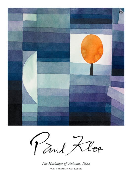 Paul Klee - The Harbinger of Autumn Plagát 0