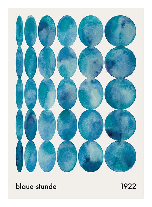Blaue Stunde Print (50x70 cm)