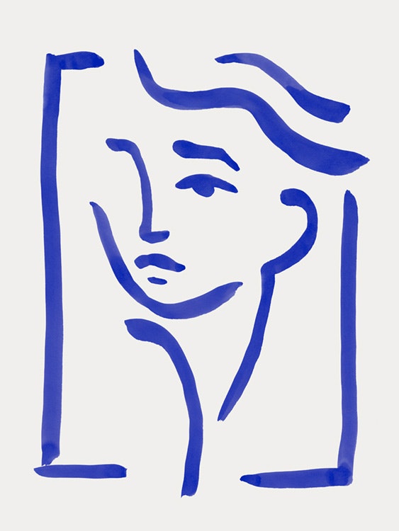 Portrait in Blue Juliste 0