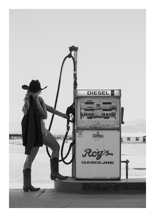 Roy’s Gas Station Plakat 0