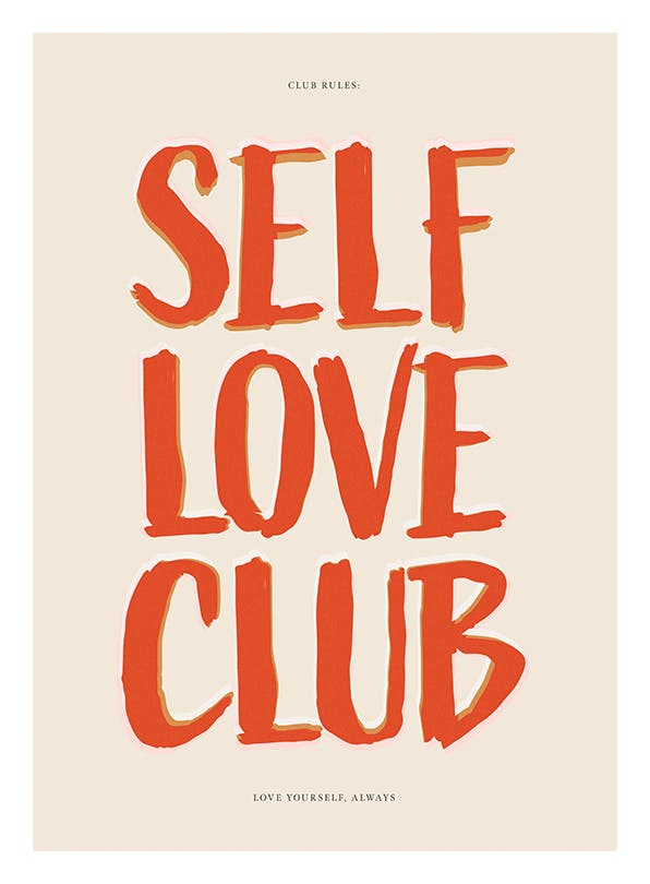 Self Love Club Plakat (30x40 cm)-Plakaty