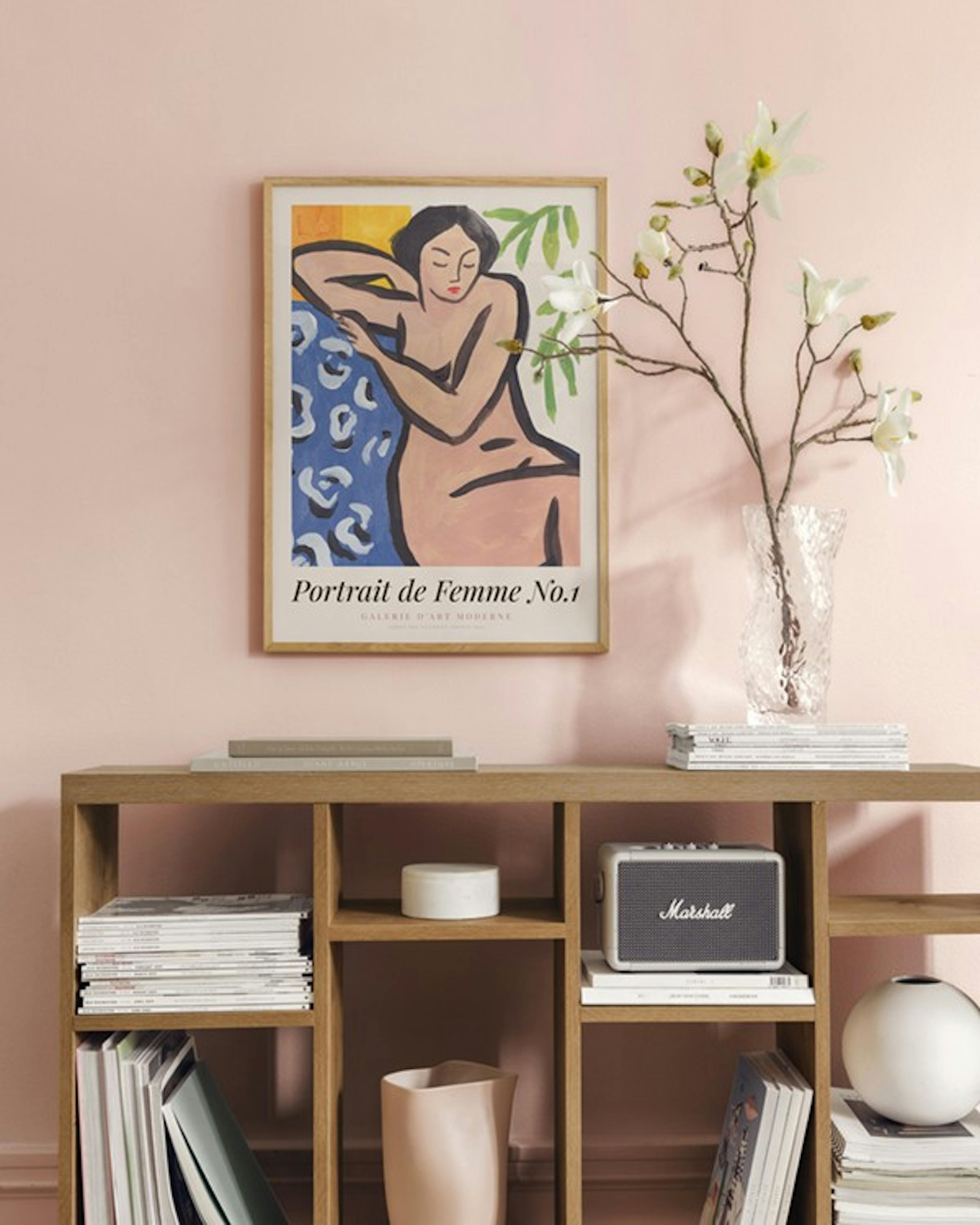 Portrait de Femme No1 Print