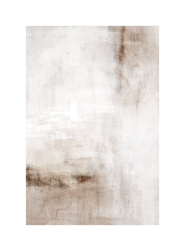 Beige Abstract Painting No2 Print (30x40 cm)