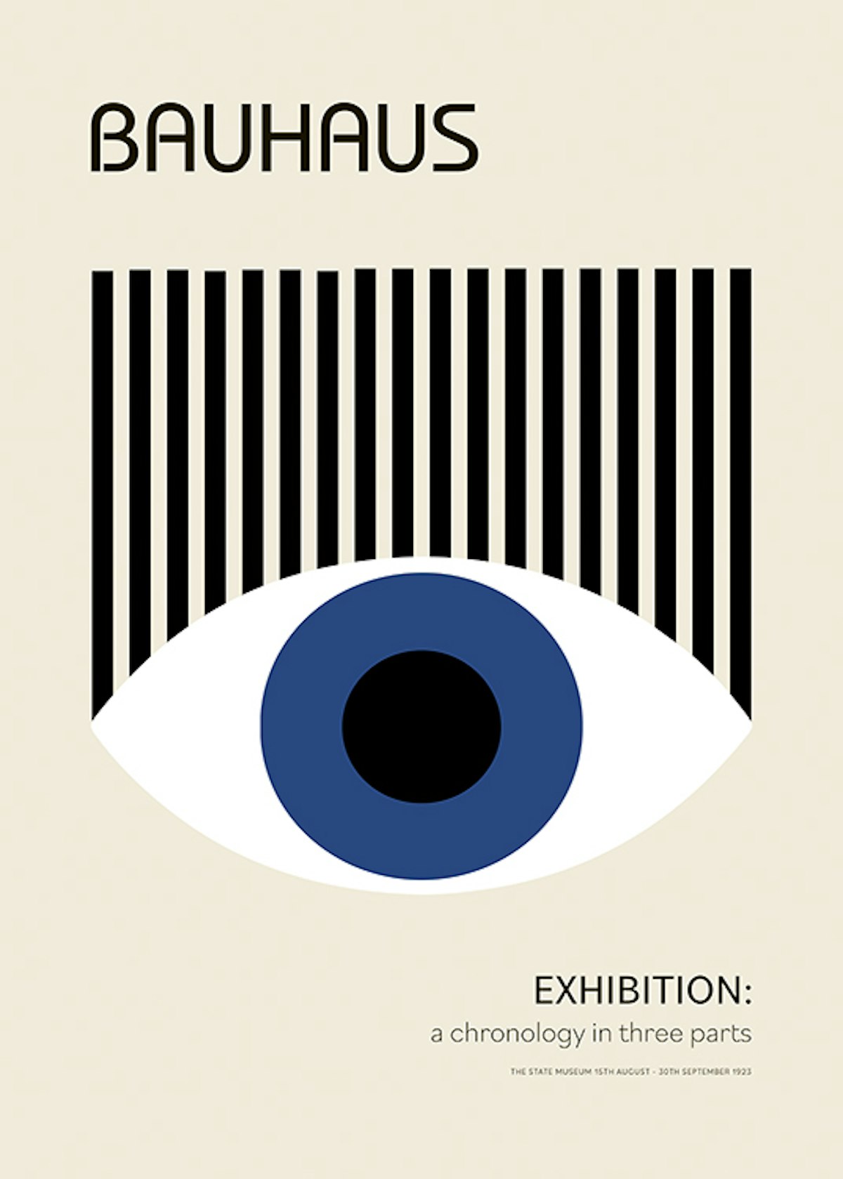 Bauhaus Eye Poster