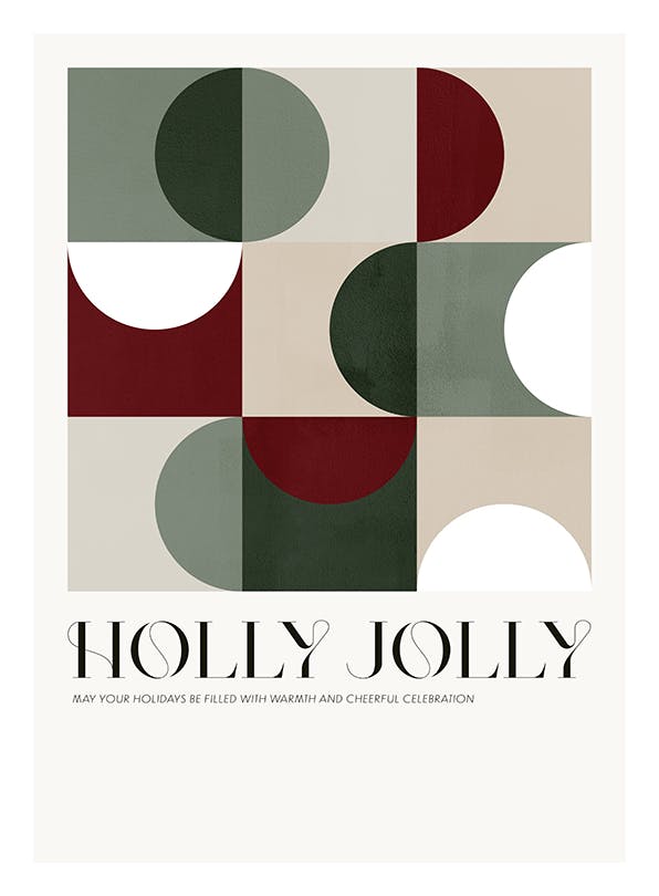 Holly Jolly Affiche (70x100 cm)