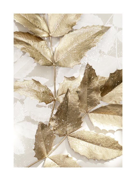 Golden Leaves No1 Poster 0