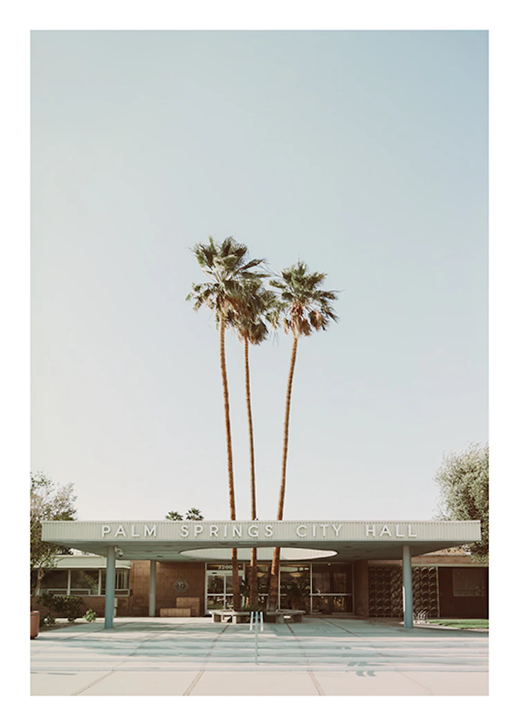 Palm Springs Gas Station Poster