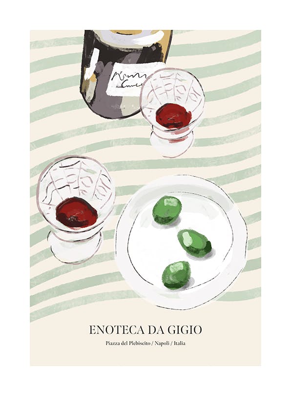 Enoteca Da Gigio Poster (21x30 cm) - Poster