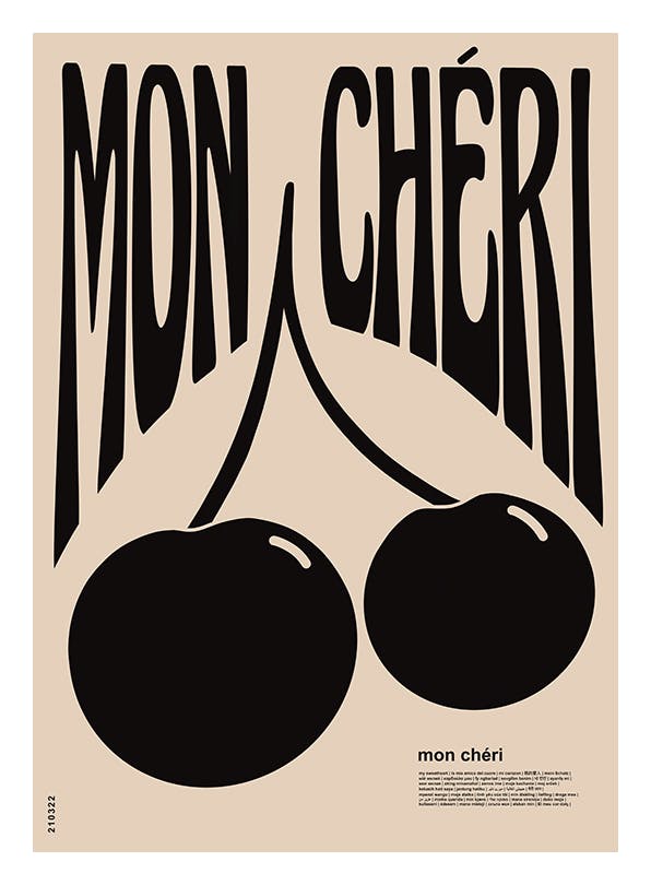 Mon Cheri No2 Print (21x30 cm)