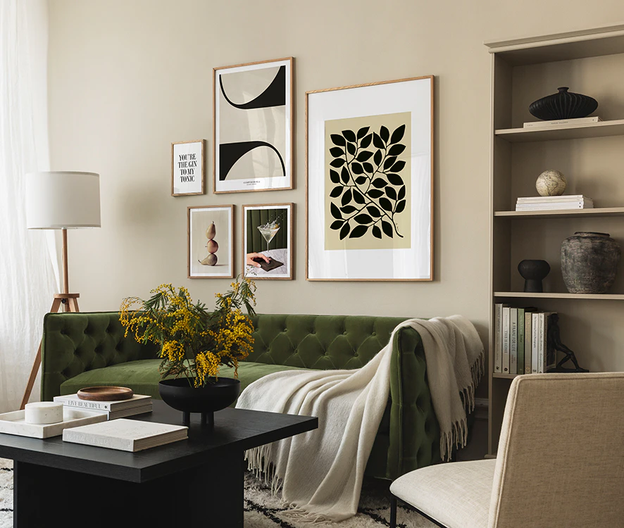 Décoration murale pour le salon | Tableaux salon | Desenio.fr